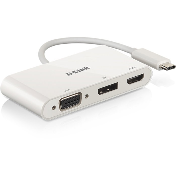 D-Link DUB-V310 Adaptateur Vidéo USB-C 3 Ports Blanc D-Link DUB-V310 Adaptateur Vidéo USB-C 3 Ports Blanc