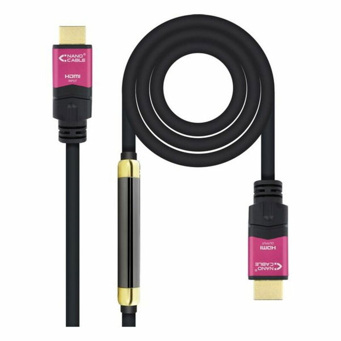 Câble HDMI NANOCABLE 10.15.3725 4K HDR 25 m Noir Câble HDMI NANOCABLE 10.15.3725 4K HDR 25 m Noir