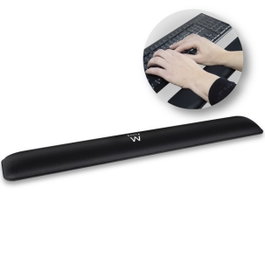 Ewent EW3180 Repose-poignet ergonomique pour clavier - Coussin de souris, mousse douce, base antidérapante, soutien du poignet