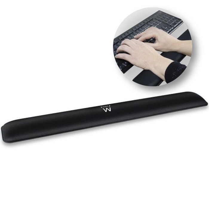Ewent EW3180 Repose-poignet ergonomique pour clavier - Coussin de souris, mousse douce, base antidérapante, soutien du poignet Ewent EW3180 Repose-poignet ergonomique pour clavier - Coussin de souris, mousse douce, base antidérapante, soutien du poignet