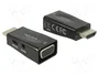 DELOCK Adaptateur HDMI vers VGA et Jack 3,5mm Noir