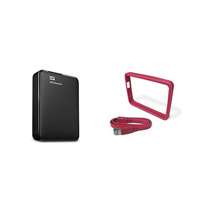 Disque Dur Externe Western Digital WD Elements Portable Noir 4 TB Disque Dur Externe Western Digital WD Elements Portable Noir 4 TB