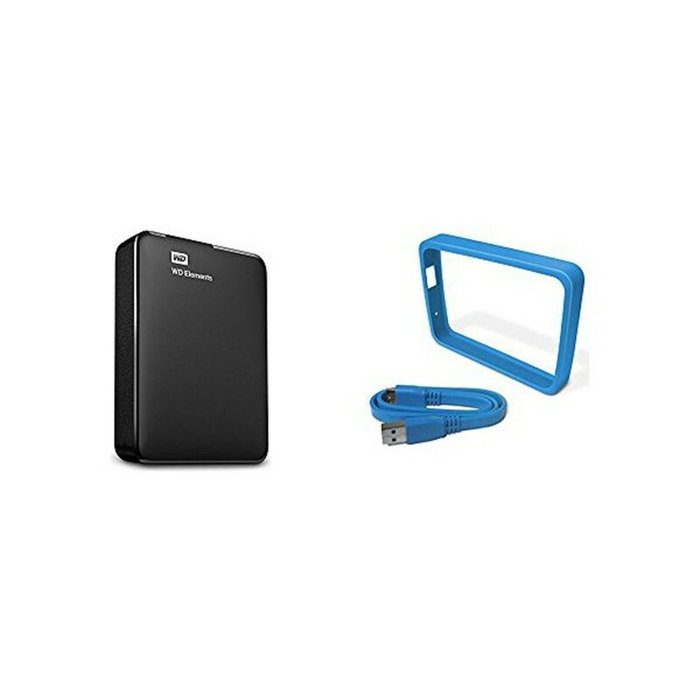 Disque Dur Externe Western Digital WD Elements Portable Noir 4 TB Disque Dur Externe Western Digital WD Elements Portable Noir 4 TB