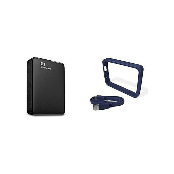 Disque Dur Externe Western Digital WD Elements Portable Noir 4 TB Disque Dur Externe Western Digital WD Elements Portable Noir 4 TB