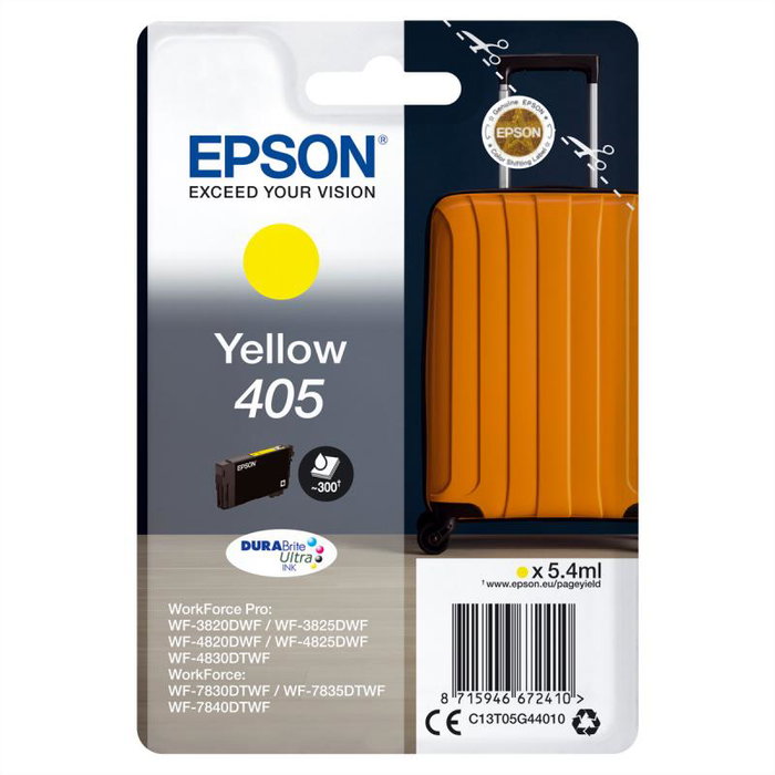 Epson Cartouche d'encre 405 Jaune DURABrite Ultra C13T05G44010