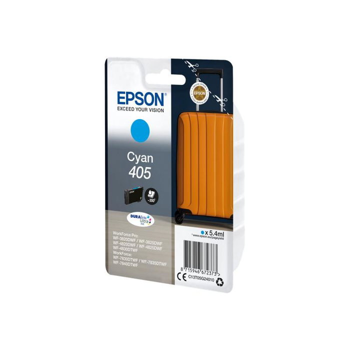 Epson Cartouche d'encre 405 Cyan C13T05G24010 DURABrite Ultra