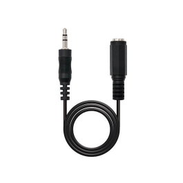 Nanocable 10.24.0203 Câble Audio Jack 3.5 mm Mâle vers Femelle - 3 mètres - Noir
