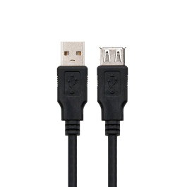 Nanocable Câble USB 2.0 Type A Mâle vers B Mâle 3 mètres Noir