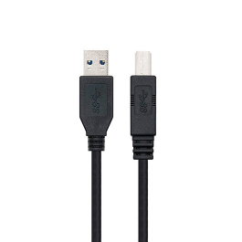 Nanocable Câble USB 3.0 Type A Mâle vers Type B Mâle 2 mètres Noir