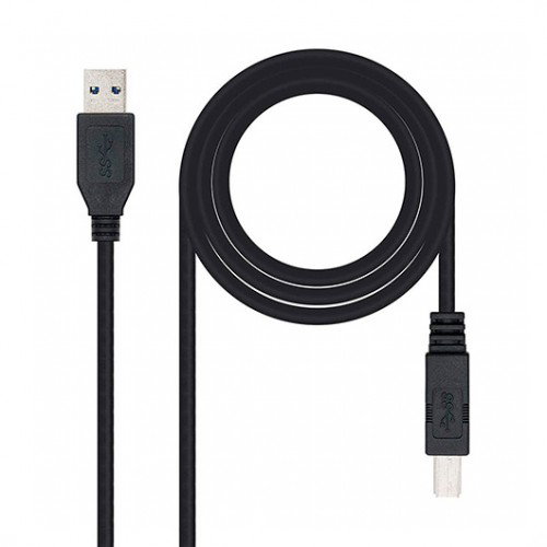 Nanocable Câble USB 3.0 Type A Mâle vers Type B Mâle 2 mètres Noir