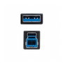 Nanocable Câble USB 3.0 Type A Mâle vers Type B Mâle 2 mètres Noir