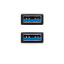 Nanocable 10.01.1001-BK Câble USB 3.0 Type A Mâle-Mâle Noir 1 m