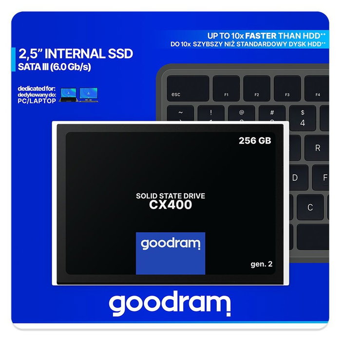Disque dur GoodRam CX400 gen.2 256 GB 256 GB SSD