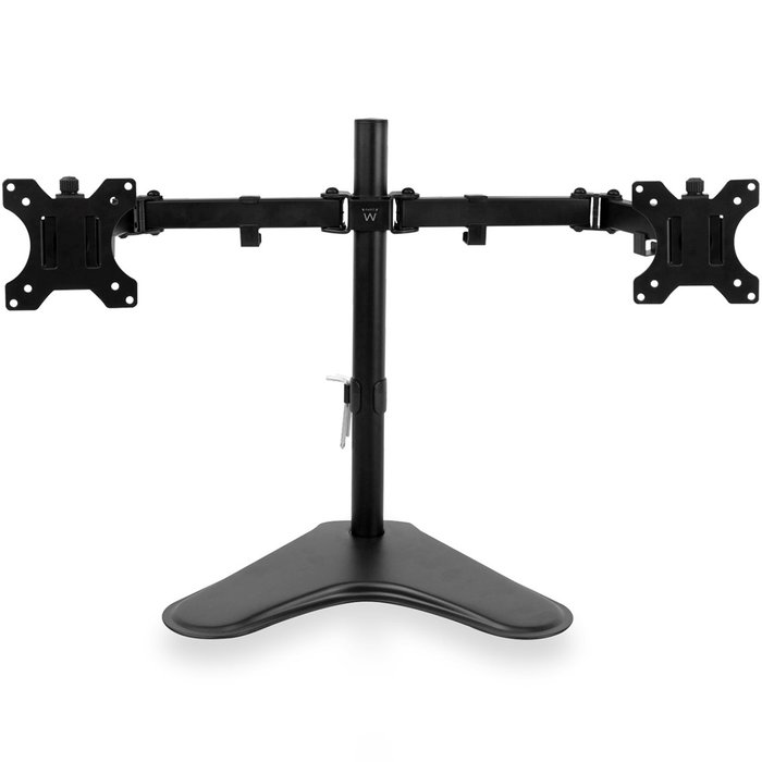 Ewent EW1536 Support double moniteur bureau 13-32 pouces VESA 75x100 ajustable inclinaison rotation noir Ewent EW1536 Support double moniteur bureau 13-32 pouces VESA 75x100 ajustable inclinaison rotation noir