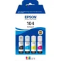 Epson Cartouche d'encre Multipack 104 - 4 Couleurs Noir, Cyan, Magenta, Jaune - pour EcoTank