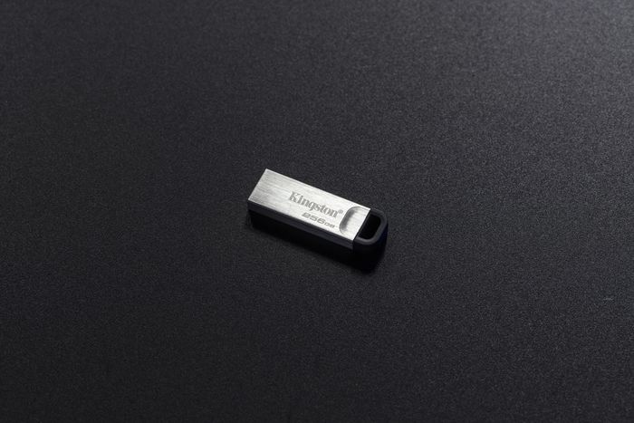 Kingston DataTraveler Kyson - Clé USB 3.2 Gen 1 de 256 Go, Sans Capuchon, Design Métallique, Lecture Jusqu'à 200 Mo/s, Garantie 5 Ans