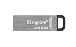 Kingston DataTraveler Kyson - Clé USB 3.2 Gen 1 de 256 Go, Sans Capuchon, Design Métallique, Lecture Jusqu'à 200 Mo/s, Garantie 5 Ans