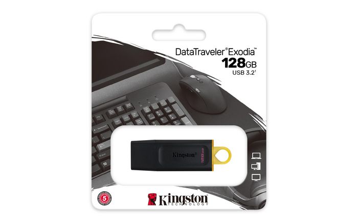 Kingston DataTraveler Exodia 128 GB Noir Kingston DataTraveler Exodia 128 GB Noir