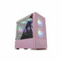 Mars Gaming MCZ Premium Boîtier PC Micro-ATX avec 2 ventilateurs RGB, USB 3.0, fenêtre acrylique, noir