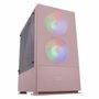 Mars Gaming MCZ Premium Boîtier PC Micro-ATX avec 2 ventilateurs RGB, USB 3.0, fenêtre acrylique, noir