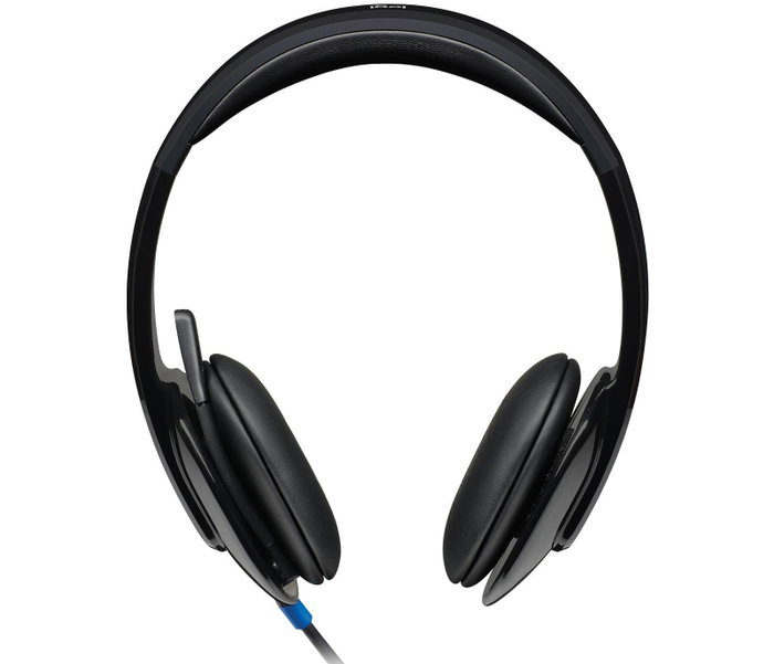 Logitech H540 Casque USB Noir avec Microphone à Réduction de Bruit