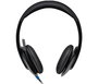 Logitech H540 Casque USB Noir avec Microphone à Réduction de Bruit