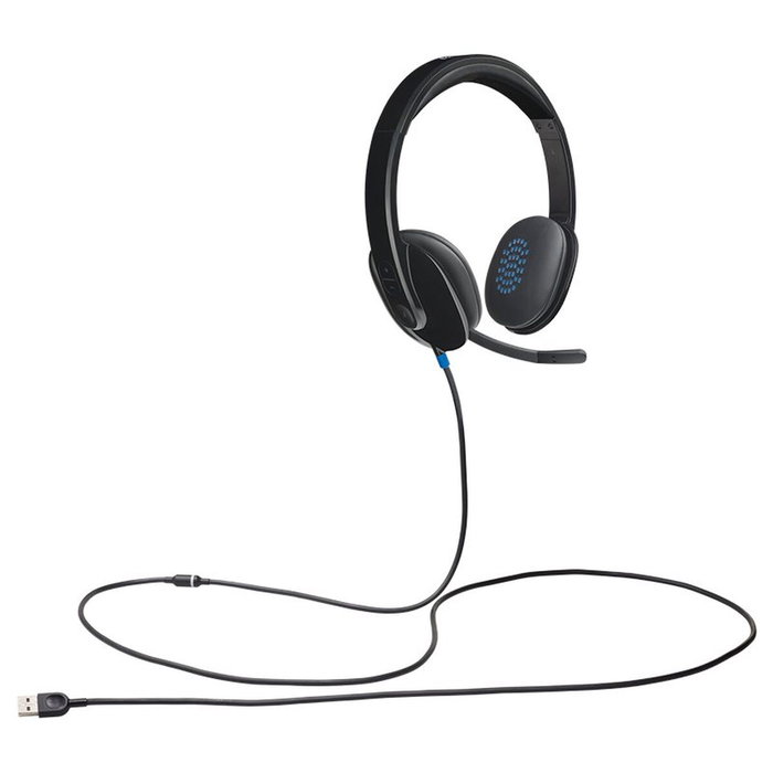 Casque avec Microphone Gaming Logitech H540 Blanc Noir