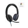 Casque avec Microphone Gaming Logitech H540 Blanc Noir