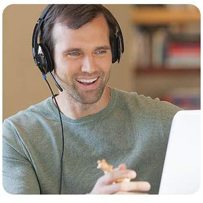 Casque avec Microphone Gaming Logitech H540 Blanc Noir