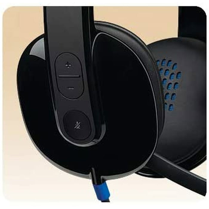 Casque avec Microphone Gaming Logitech H540 Blanc Noir