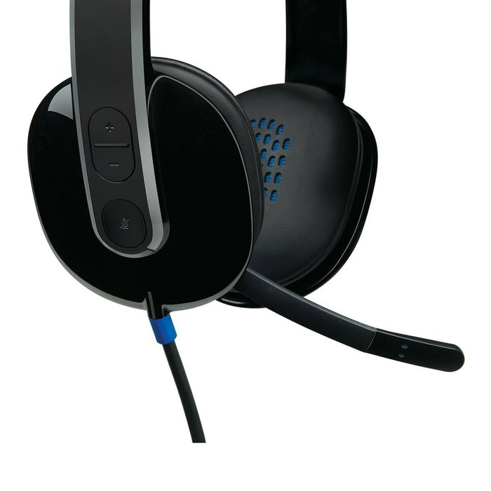 Casque avec Microphone Gaming Logitech H540 Blanc Noir