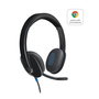 Casque avec Microphone Gaming Logitech H540 Blanc Noir