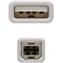 Nanocable Câble USB 2.0 Imprimante Type A/M vers B/M 1.8 mètres Beige