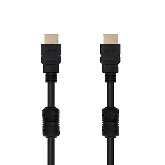 Nanocable Câble HDMI Haute Vitesse 10 m - Version 1.4 avec Ethernet, 4K, 3D, Audio Retour, Noir Nanocable Câble HDMI Haute Vitesse 10 m - Version 1.4 avec Ethernet, 4K, 3D, Audio Retour, Noir