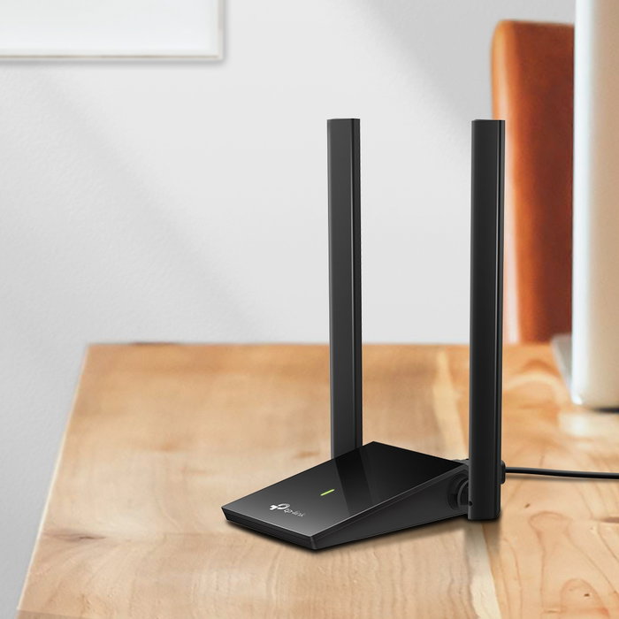 TP-Link Archer T4U Plus Adaptateur USB Wi-Fi sans fil AC1300 double bande avec antennes hautes performances TP-Link Archer T4U Plus Adaptateur USB Wi-Fi sans fil AC1300 double bande avec antennes hautes performances