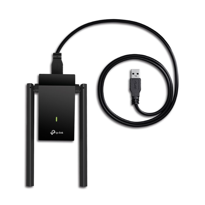 TP-Link Archer T4U Plus Adaptateur USB Wi-Fi sans fil AC1300 double bande avec antennes hautes performances TP-Link Archer T4U Plus Adaptateur USB Wi-Fi sans fil AC1300 double bande avec antennes hautes performances