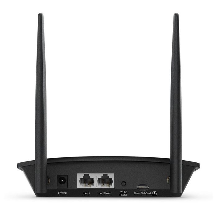 TP-Link Routeur 4G LTE Wi-Fi N 300 Mbps, 2 Ports LAN RJ-45, Slot Nano SIM, Compatible Worldwide, Contrôle Parental
