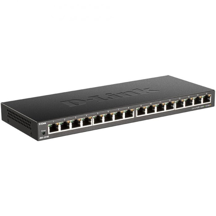 D-Link DGS-1016S/E Switch 16 ports Gigabit Noir