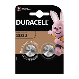 Duracell Pile bouton Lithium CR2032 3 V Ø20 x 3,2 mm blister de 2 pièces