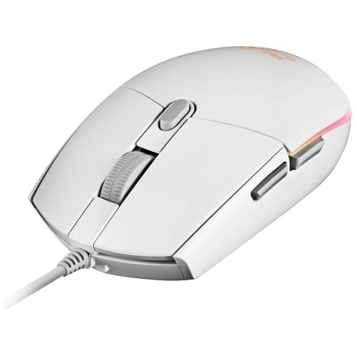 Mars Gaming MMG Souris Optique USB 3200 DPI RGB Flow Blanc