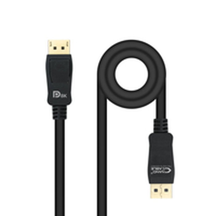 NANOCABLE Câble DisplayPort 1.4 8K Ultra HD 2m Noir NANOCABLE Câble DisplayPort 1.4 8K Ultra HD 2m Noir