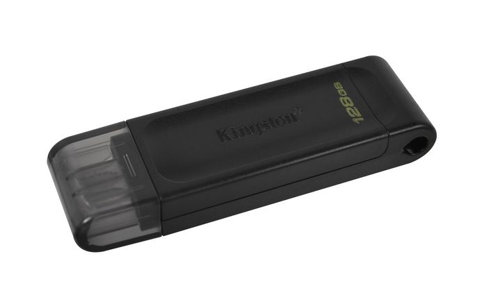 Kingston DataTraveler 70 - Clé USB 3.2 Gen 1 Type-C 128 Go - Portable pour Ordinateurs, Tablettes et Téléphones