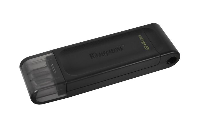 Kingston DataTraveler 70 - Clé USB 3.2 Gen 1 Type-C - 64 Go - Stockage portable haute vitesse pour ordinateurs, tablettes et téléphones Kingston DataTraveler 70 - Clé USB 3.2 Gen 1 Type-C - 64 Go - Stockage portable haute vitesse pour ordinateurs, tablettes et téléphones