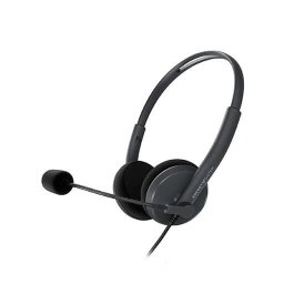 Energy Sistem Office 2 - Casque Micro Energy Sistem avec micro, jack 3.5 mm et adaptateur PC, idéal télétravail