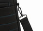 Coolbox Housse Malette Ordinateur Portable 14 Pouces Rembourrée Imperméable Sacoche Bandoulière Noire Bleue