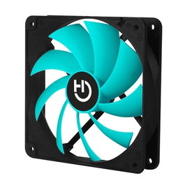 Hiditec Ventilateur Boîtier PC 120 mm Noir Silencieux 49 CFM MOLEX