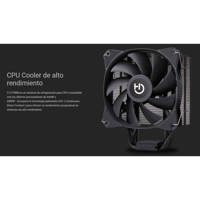 Ventilateur et dissipateur de chaleur Hiditec C12 PWM