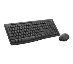 Logitech MK295 Silent Combo Clavier et Souris Sans Fil - Technologie SilentTouch, Réduction de Bruit jusqu'à 90%