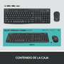 Logitech MK295 Combo Clavier et Souris sans fil Noir Espagnol QWERTY