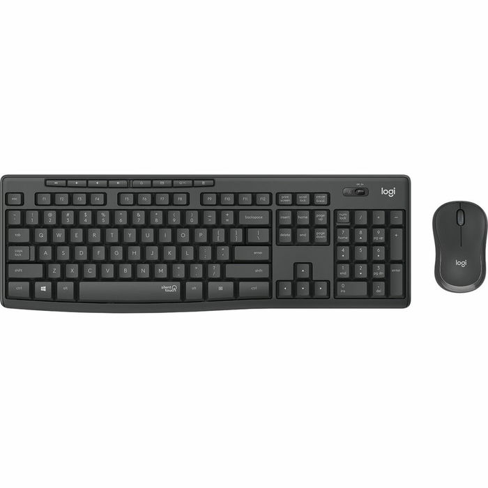 Clavier et souris sans fil Logitech MK295 Gris Espagnol Qwerty